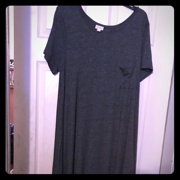 🖤💋 Basic Grey Lularoe Carly 💋🖤 - Picture 1 of 4